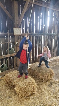 Kindergarten Students at Learning Tree Farm