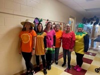 Staff Celebrating during our Fall Parade